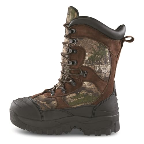 Men's Insulated Waterproof Hunting Boots Non-Slip Shoes, 1600-gram, RT Edge Camo3