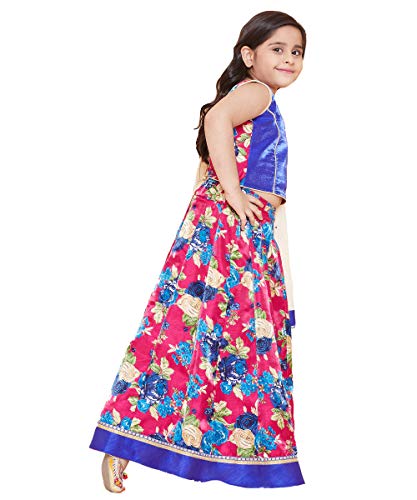 Image of TINY TOON Light Green Color Lehenga, Choli and Dupatta Set For Girl