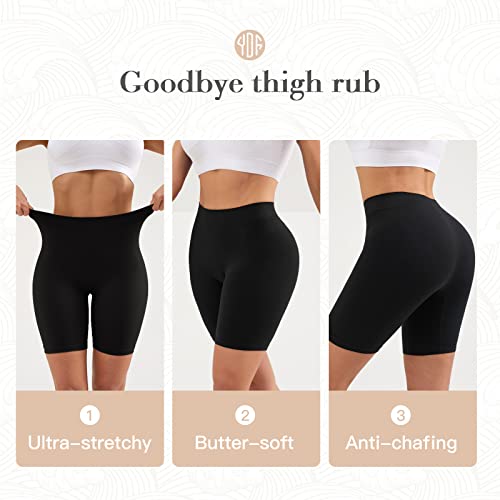 YADIFEN Slip Shorts for Under Dresses Women Seamless Anti Chafing Underwear Shaping Boyshort Smooth Thigh Biker Short Panties - Thumbnail 2