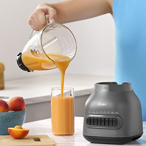 Oster Easy-to-Clean Blender with 6-Cup Boroclass Glass Jar Diamond Grey - Image 6