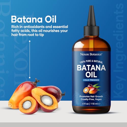 Raw Batana Oil for Hair Growth 4 fl oz - 100% Pure, Natural, Cold Pressed - Dr Sebi Oil Batana for Skin, Face, Lashes - Aceite de Batana - Thumbnail 5