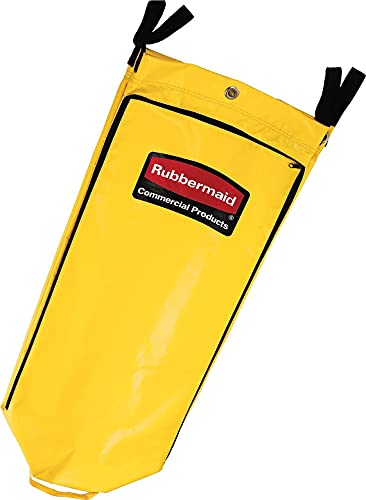 Image of Rubbermaid 1966881 Vinyl Replacement Bag, 34 Gallon, Yellow