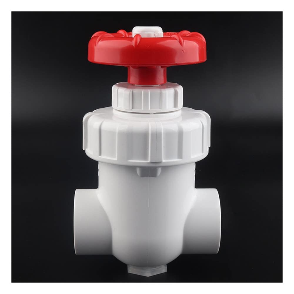 Válvula de compuerta de alta precisión para acuario y riego, válvula de compuerta UPVC de 20 mm a 63 mm con control de volante continuo