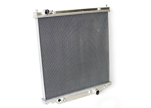 Yonaka Compatible with 2003-2007 Ford F-250 F-350 F-450 Dual Core Lightweight Performance Aluminum Radiator