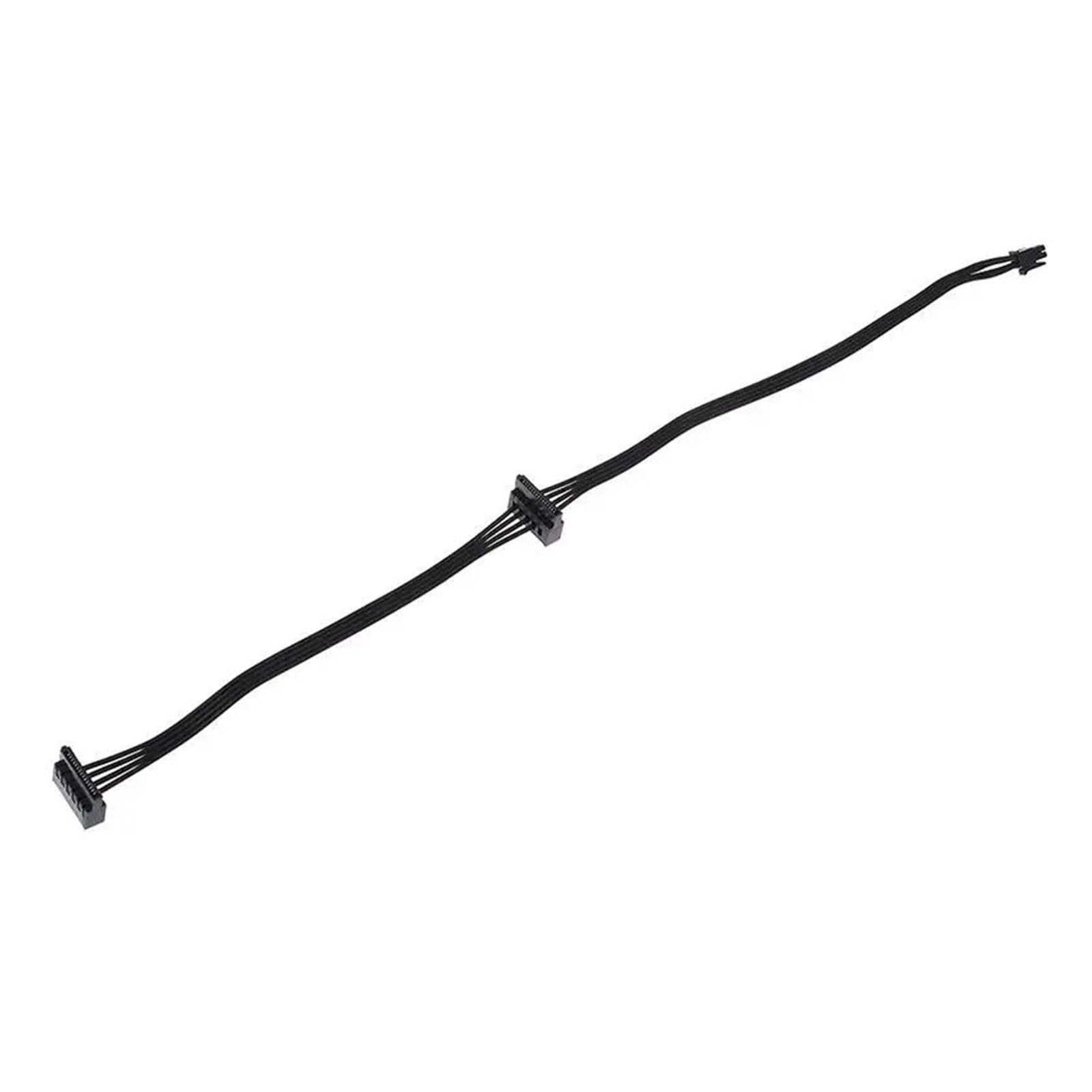 Generico Cavo di alimentazione Mini da 4 pin a 2 SATA 45 cm