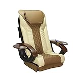 Shiatsulogic Pedicure Chair Vibration Cover Cushion NEW 2-Tone Cappuccino & Sand