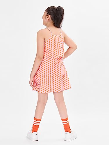 Image of BONKIDS Girl's Cotton Asymmetrical Knee-Length Dresses