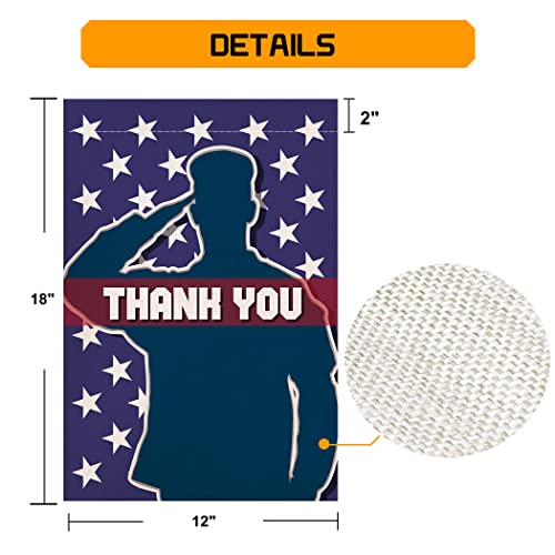 Thank-You-Burlap-Garden-Flag-Double-Sided-Vertical-Patriotic-Yard-Lawn-Outdoor-Decorative-for-Memorial-Day-Fourth-of-July-Veterans-Day-125×185-Inch Thank You Burlap Garden Flag Double Sided Vertical Patriotic Yard Lawn Outdoor Decorative for Memorial Day Fourth of July Veterans Day 125×185 Inch