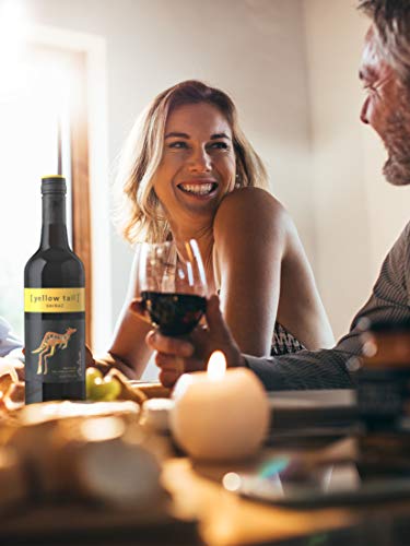 Yellow Tail Shiraz – Halbtrockener, aromatischer Rotwein aus Australien (6 x 0.75l)