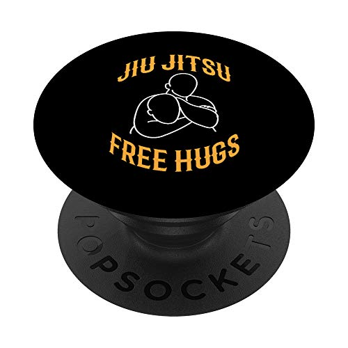 Free Hugs Jiu Jitsu Gifts Funny BJJ MMA Grappling PopSockets PopGrip Intercambiable