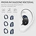 [3 Pairs] Ear Tips Covers for Bose New QuietComfort Earbuds (2024), Silicone Sport Ear Hook Cover Accessories for Bose New QC Earbuds, Anti-Slip Replacement Eartip Fit Kit (S,M,L) (Blue)