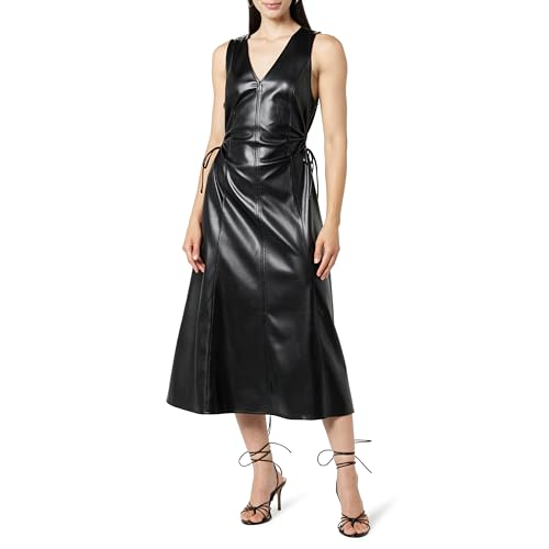Amazon.com: The Drop Women's Sabi Vegan Leather Cutout Midi Dress