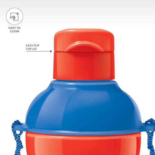 Image of Milton Kool Prime 400 Insulated Kids Water Bottle, 390 ml, Red | BPA & Lead Free | Food Grade | Leak Proof | PU Insulated | Easy to Carry