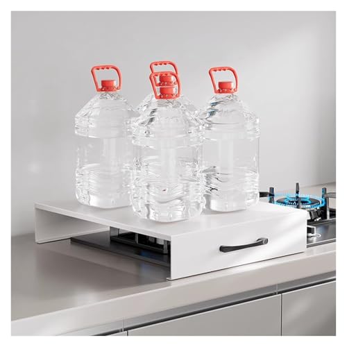 JYHHCYS Tapa encimera Gas Funda Blanca para Estufa De Gas, Funda Multiusos para Estufa para Quemadores De Gas/Estufas Eléctricas, con Asas Capacidad De Carga De 40 Kg(33x22x3in/84x56x8cm)