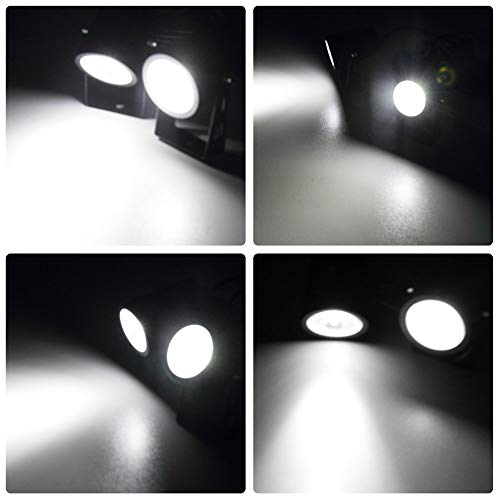 T-Sun 2W Solar Spotlights, Led Solar Powered Landscape Lights Outdoor Waterproof Solar Security Wall Lights Auto On/Off Dual Head Light For Garden Yard Patio(Cold White) #TOP7