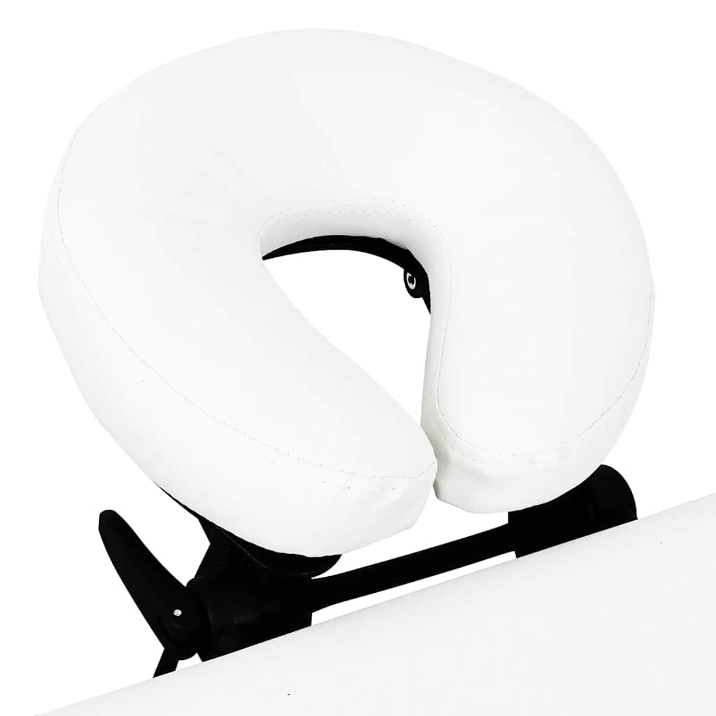Massagetisch mit Aluminiumrahmen, faltbar 4 Zonen Creme-Weiß,Gesundheit & Schönheit,Körperpflege,Massage & Entspannung,Massagetische,Weiß,18.05 kg-110100