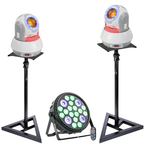 Ibiza - Pack Jeu Lumière Spider DMX QUAD8-FX 8x10W - Pied Support Lyre STAR-WASH 30W - Machine à fumée 3en1 400W - Soirée Fête Dj
