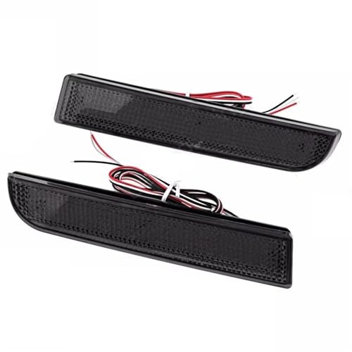 Feu pare-chocs arrière LED rouge 8355A039 réflecteur optique lentille noire Mitsubishi Evo X
