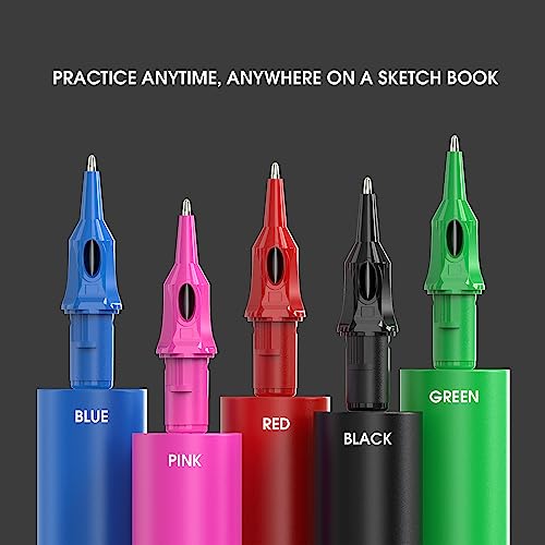 Inkin INKIN-BP Ball Point Pen Tattoo Cartridges,20Pcs Practice Ballpoint Tattoo Cartridges Needles With Membrane,Ball Pen Cartridges For Dotwork Drawing Practice thumb #4