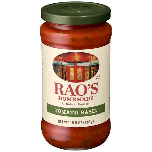 Rao's Homemade Tomato Basil Sauce Made with Italian Tomatoes, 15.5 oz