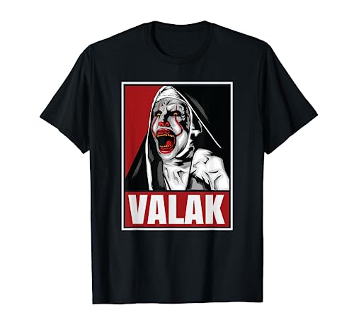 Scary Horror Valak Nun Halloween Conjuring Costume Party T-Shirt