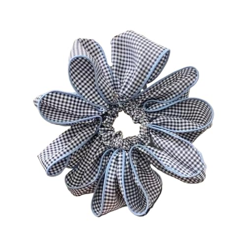 Chouchous pour cheveux à motif bleu printanier pour sublimer vos coiffures d'été
