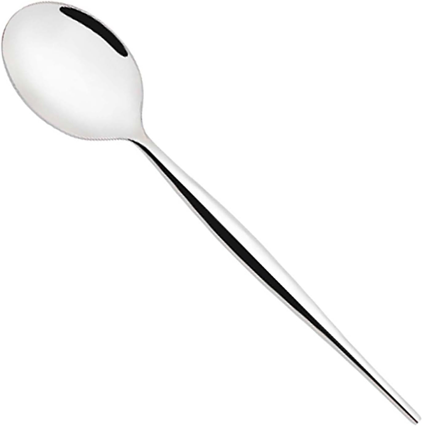 BUGATTI Natura Dessert Spoon, Approx. 7.9 inches (20 cm), 18-10 Stainless Steel, Dishwasher Safe, Made in Italy, 1 Piece