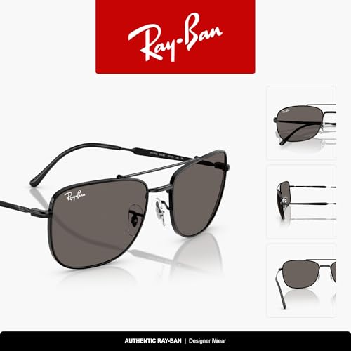 Image of Ray-Ban Unisex Rb3755 Rectangular Sunglasses