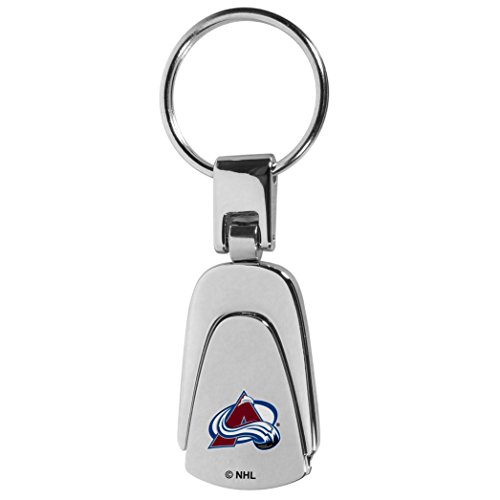 NHL Colorado Avalanche Unisex Siskiyou SportsSteel Teardop Key Chain, Metal, One Size