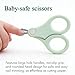 Baby Nail Kit, Baby's Manicure Kit and Pedicure kit with Cute Owl Shape Case Nail Clipper, Scissor, Nail File & Tweezer for Newborn, Infant & Toddler, Mothers Day Gifts(Green)