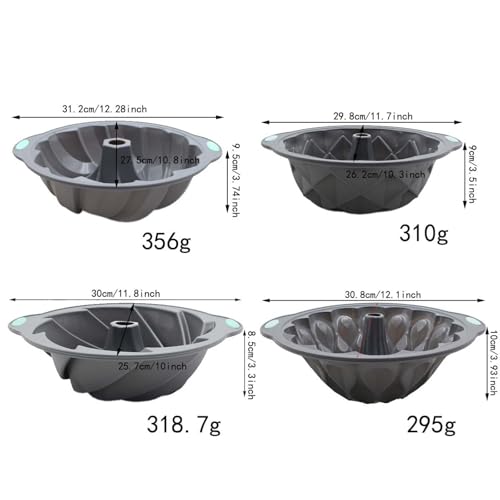 Moules à gâteau en silicone antiadhésifs pour pâtisserie maison - 3