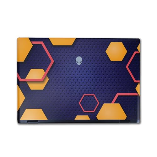 Image of Laptop Skin Compatible with Alienware M16 R2 (2024) - Complimentary Hex - Premium 3M Vinyl Protective Wrap Decal Cover - Easy to Apply | Crafted in The USA by MightySkins