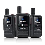 Lifetime Free Global Walkie Talkies Long Range, POC-1 Lite, 4G LTE Unlimited Range POC Two-Way Radios with Bluetooth & APP, Rechargeable Walkie Talkie