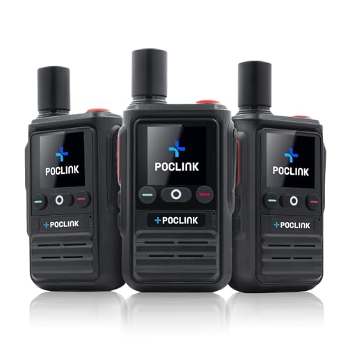 Image of Lifetime Free Global Walkie Talkies Long Range, POC-1 Lite, 4G LTE Unlimited Range POC Two-Way Radios with Bluetooth & APP, 3000mAh Rechargeable Walkie Talkies, Support User Self-Group Creation