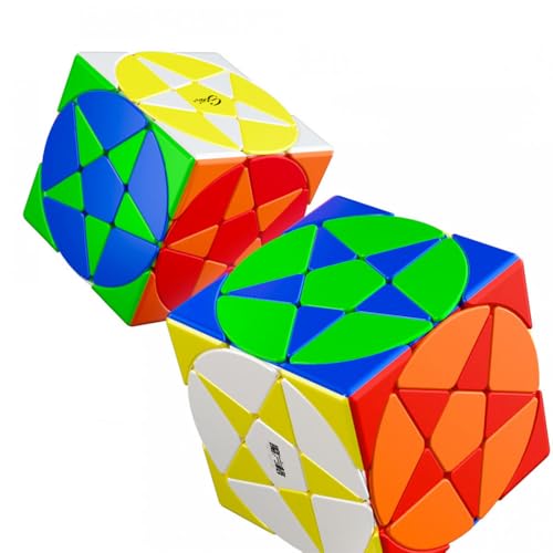 Image of HAWKISTER Qiyi Pentacle Cube (Lite) - Stickerless Shape Mod Speed Cube Puzzle, Unique Star Pattern, Challenging Brain Teaser, 6+ Years