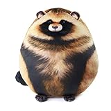 12' Raccoon Plush, Raccoon Stuffed Animal, Cute Plushies for Girls, Soft Plush Pillow, Kitten Plush Throw Pillow Doll Big Plush Toy Decoration Doll Gift for Kids Boys Birthday
