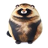 Cute Raccoon Plush Pillow - 12' Soft Stuffed Animal Toy for Kids & Gifts