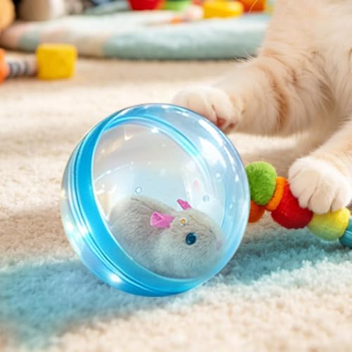 Estimulación mental para gatos aburridos con bola interactiva inteligente 4