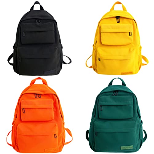 Mochila Impermeável Feminina Escolar Fashion Resistente (Preto)