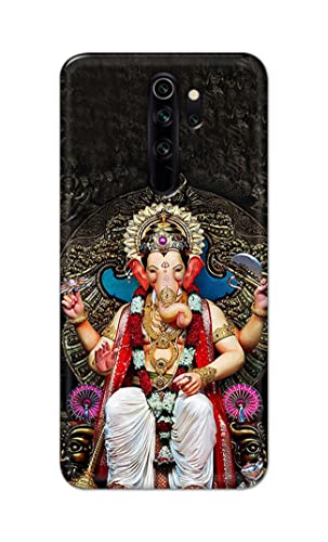 Image of PRINTFIDAA Lord Ganesh Bappa Moriya Printed Designer Hard Back Case Cover for Xiaomi Redmi Note 8 Pro -(RP) MVN1010