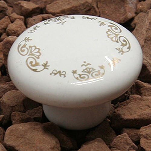 YATUOPNG Knob Handle,10PCS Ceramic Knobs Handles Pulls for Cabinet Drawer Closet Dresser Cupboard Wardrobe Furniture Door(Style3)