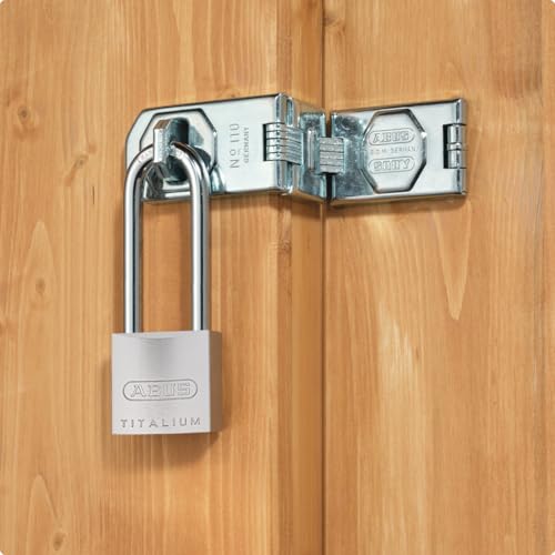 ABUS Vorhängeschloss Titalium 64TI/30HB60 - mit hohem Bügel - Kellerschloss mit Schlosskörper aus Spezial-Aluminium - gehärteter Stahlbügel - ABUS-Sicherheitslevel 4