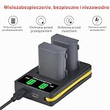 DuraPro 2 szt. NB-2L NB-2LH akumulator + ładowarka Dual USB do Canon EOS 350D 400D MD265 MV960 PowerShot G7 G9 S70 S80 ZR950 ZR960 HG10 HV40