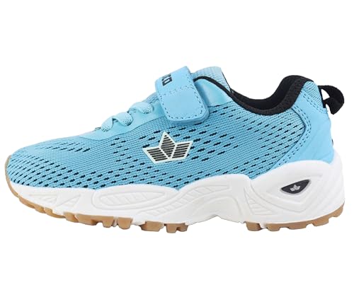 Lico Jacky Vs, Zapatillas de Gimnasia Unisex niños, Turquesa y Negro, 27 EU