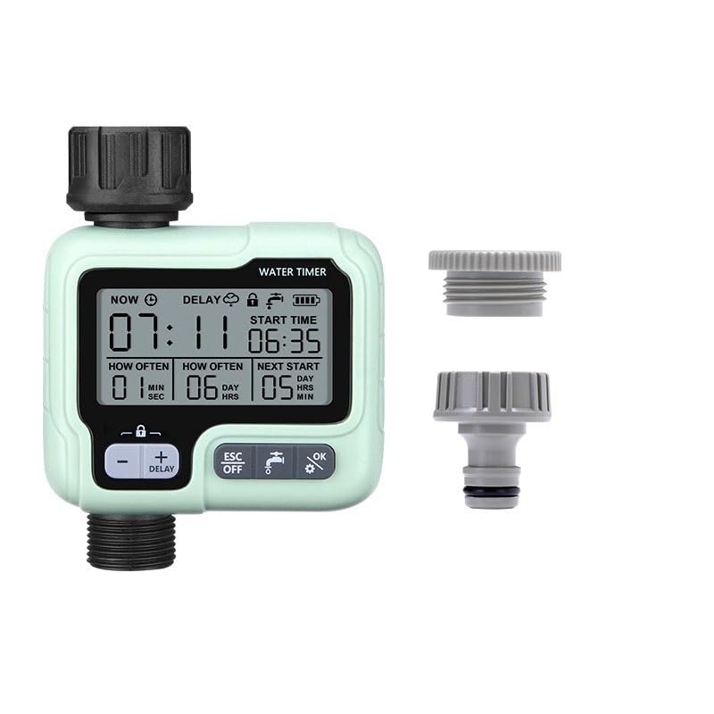 XUEXUDO Timing Automatic Watering Device, Garden Balcony Pot Planting Watering Sprinkler Sprinkler System Irrigation Controller