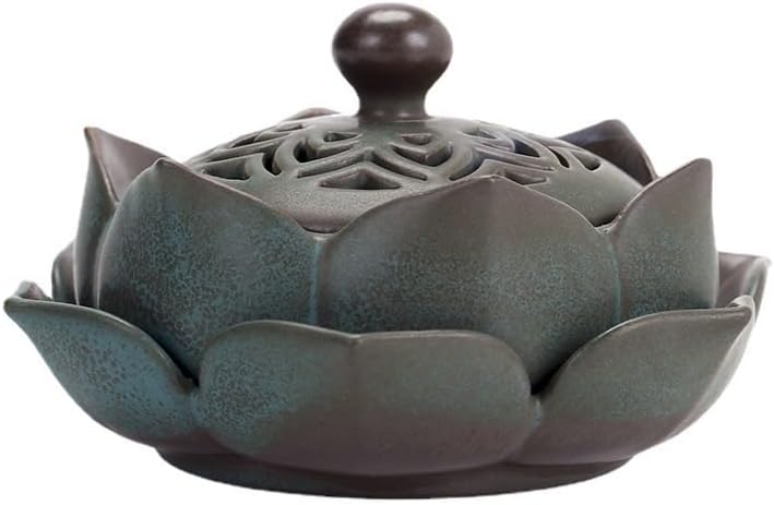 Incense Holder Incense Sticks Ceramic Lotus Incense Burner Home Incense Ornaments Lotus Incense Burner Creative Incense Burner Waterfall Incense Burner Stand