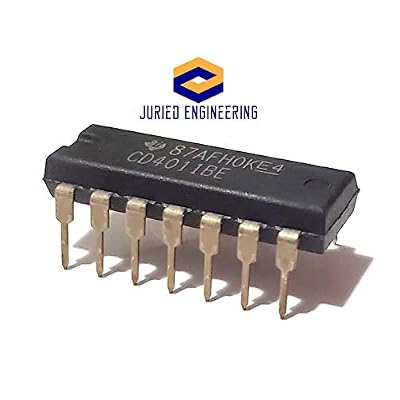 CD4011BE CD4011B CD4011 CMOS Quad 2-Input NAND Gate Breadboard-Friendly IC DIP-14 (Pack of 3)