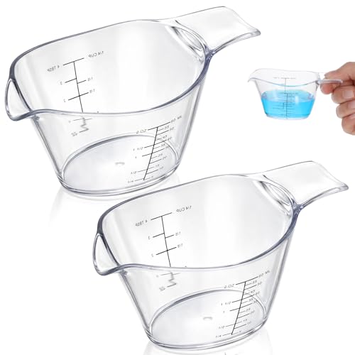 Set de 2 Vasos Medidores Pequeños 60 ml con Pico V miniatura 1