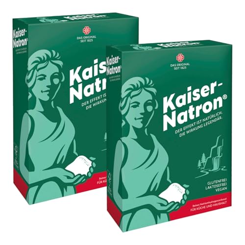 Kaiser Natron Pulver 1 x 250g (2er Pack) | Reines Natriumhydrogencarbonat für Küche und Haushalt Pulver Glutenfrei Vegan Laktosefrei