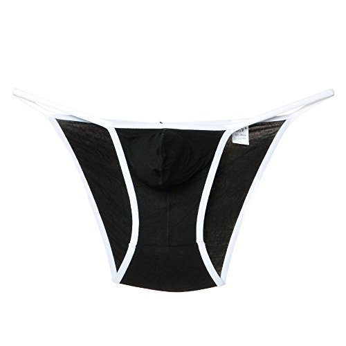 Men's Modal Side Open Rope Bikini Briefs Underwear - Main Image